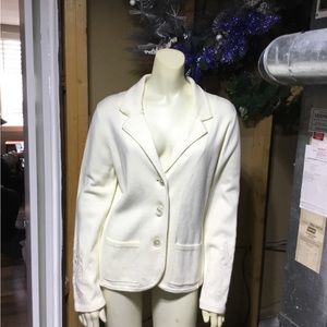 New Ralph Lauren Petite Cream Jacket